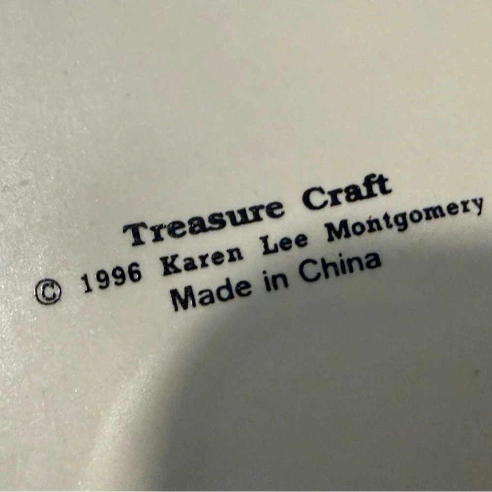 VTG Treasure Craft Adirondack Canister Lids Aztec Southwest Pattern Set of 2